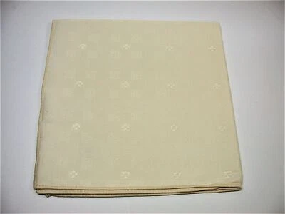 (6) Lintex 100% Polyester Napkins ~ Diamond Ecru ~ 20" x 20" NEW - Image 1 of 2