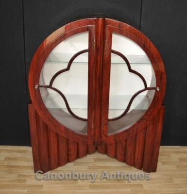 Vitrina de vidrio Art Deco estantería muebles vintage Foto 1 de 4