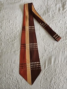 1940s 1950s Mens Vintage Necktie 40s 50s Tie - Picture 1 of 3