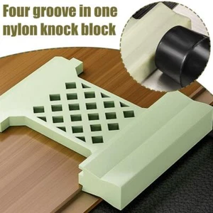 1x Bloque de roscado Herramienta de instalación de piso Tablón laminado Suelo Nylon Z7Z0 - Imagen 1 de 21
