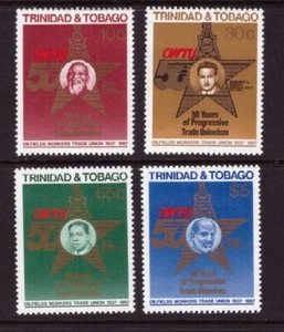 Trinidad und Tobago 1988 Arbeiter Gewerkschaft Satz postfrisch Briefmarken - Bild 1 von 1