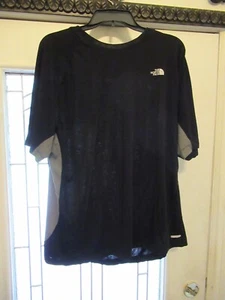 The North Face Men's XXL VaporWick Base Layer Shirt Short Sleeve Black/Gray - Picture 1 of 6