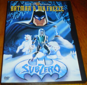 BATMAN & MR. FREEZE: SUBZERO - Warner DVD / Animation Superhero / DC Comics