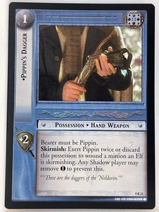 LORD OF THE RINGS TCG REFLECTIONS FOIL 9R21 PIPPIN'S DAGGER ex - Picture 1 of 1
