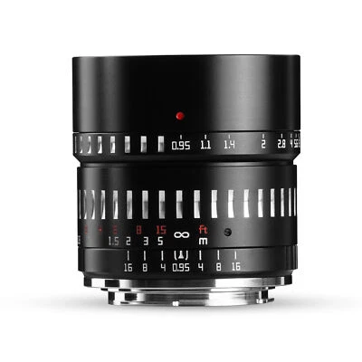TTArtisans 50mm F0.95 APS-C Lens for Canon EOS M M1 M2 M3 M5 M6 M50 camera - Image 1 of 4