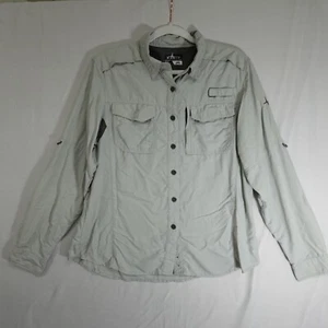 Habitat Hemd Herren Large Angeln grau/dämmerung belüftet Outdoor Langarm UPF 30+ - Bild 1 von 12
