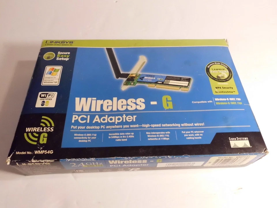 Linksys WMP54G (745883555031) PCI Adapter - Image 1 of 1