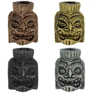 Ku Tiki Paracord/Leather Lanyard Bead Several Finishes by Schmuckatelli Co - Picture 1 of 73