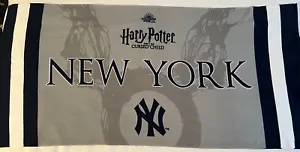NY YANKEES HARRY POTTER SGA BROADWAY BEACH TOWEL CURSED CHILD MLB BASEBALL - Picture 1 of 6