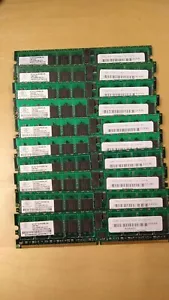 NT1GT72U4PA0BU-5A Nanya 1GB PC2-3200 DDR2-400MHz ECC Registered CL3 lot of 10 - Picture 1 of 3