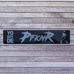 Tablilla Larga Euro PFKNR Johnny Walker  Full Acrylic 3D - Foto 1 di 11