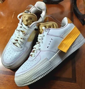 Nike Air Force 1 Type Gold Suede Size 10.5 Men's N354 - Picture 1 of 9