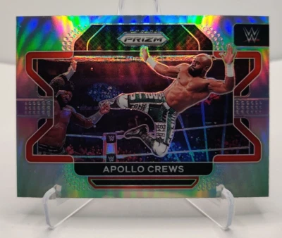 2022 PANINI PRIZM WWE SILVER PRIZM #74 APOLLO CREWS WRESTLING CARD - Image 1 of 2