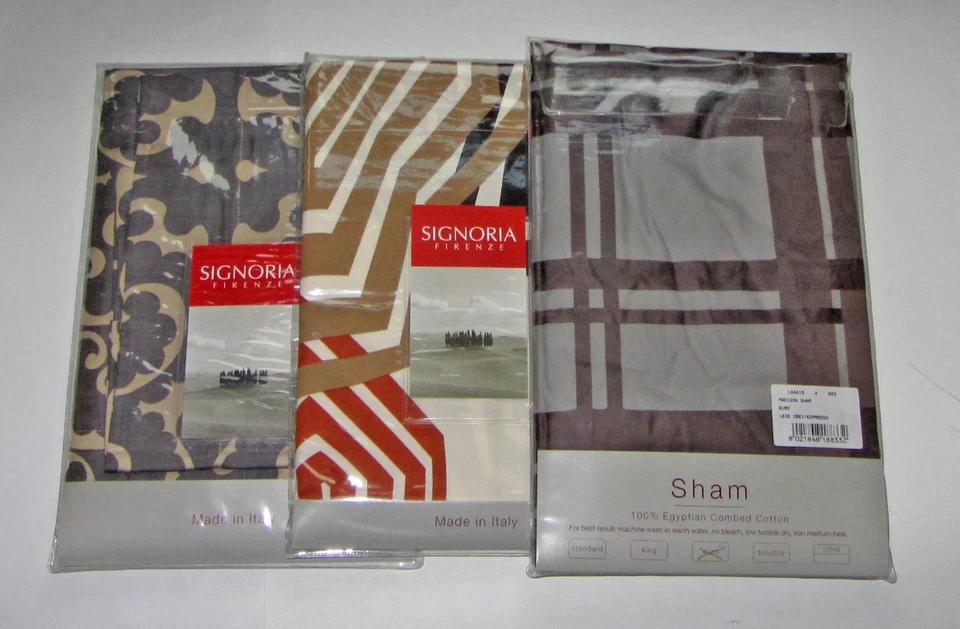 Signoria Firenze Италия ЕВРО Sham РАЗНООБРАЗНЫЕ МОДЕЛИ И ЦВЕТА НОВЫЕ - Изображение 1 из 1