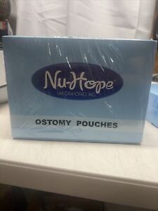 Nu-Hope Ostomy Pouches 40-7805-C Sealed Box 10 Count