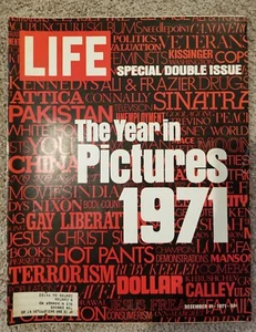 Life Magazine The year in Pictures 1971 Special Issue December 41,1971 Vintage - Picture 1 of 9