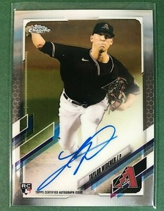 Taylor Widener - 2021 Topps Chrome Rookie On Card Auto RC Autograph Diamondbacks