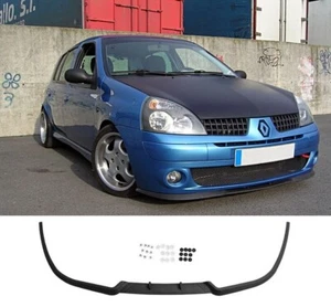 For Renault Clio MK2 MK3 Front Bumper Cup Chin Spoiler Lip Valance + Screws - Picture 1 of 1