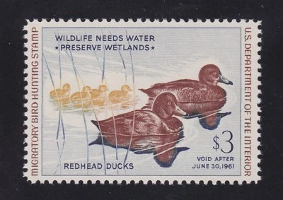 US RW27 $3 Duck Hunting Mint XF OG NH SCV $95 - Image 1 of 2