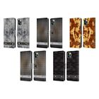 HEAD CASE DESIGNS INDUSTRIAL TEXTURES LEATHER BOOK CASE FOR APPLE iPHONE PHONES