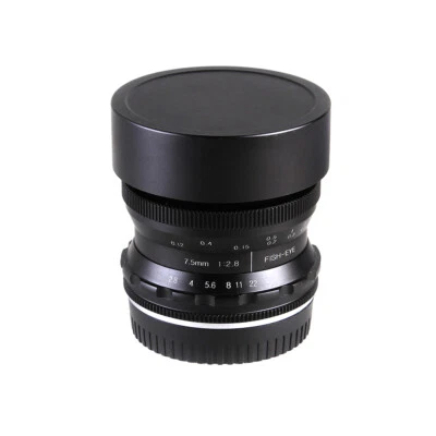 7.5mm f2.8 fisheye lens Fr Fuji  Fujifilm FX Mount X-A1/2 X-T2 X-T10 X-E1 camera - Image 1 of 4