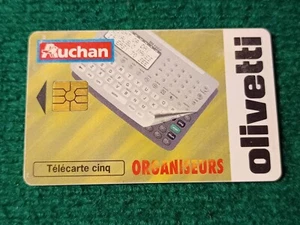 TELECARTE PRIVÉE / PHONECARD France 5U - OLIVETTI AUCHAN - GEM2 Gn448 - Imagen 1 de 2