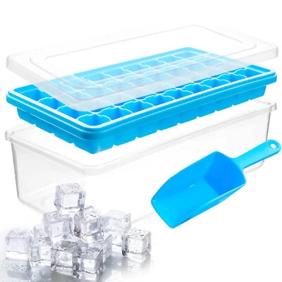 Silikon Eiswürfelform Eiswürfelbehälter Eiswürfelbereiter Eiswürfel Silikonform - Bild 1 von 4