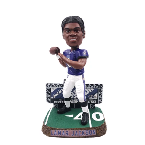 Lamar Jackson Baltimore Ravens Score Board Bobble Head Cover