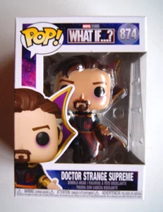 Marvel Funko Pop Marvel's ¿Qué pasaría si...? ¡DOCTOR EXTRAÑO SUPREMO #874! (Caja abollada) - Imagen 1 de 6