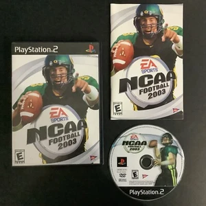 NCAA Football 2003 PS2 PlayStation 2 Complete w/ Manual - Picture 1 of 5