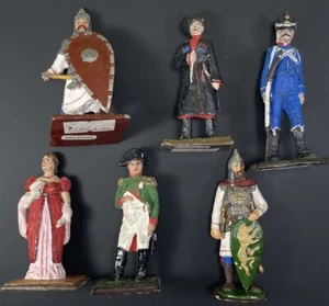 Russische General Offiziere Königin Napoleonische Metall Sockel Figur Handbemalt �� - Bild 1 von 24