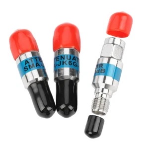 RF Coaxial Attenuator SMA JK Male to Female 2W DC-6GHz 50 ohm 1-30dB Connector - Picture 1 of 15
