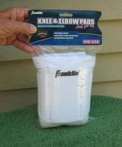 NEW - FRANKLIN WHITE KNEE & ELBOW PADS FOR WOMEN - ONE SIZE FITS MOST - Picture 1 of 2