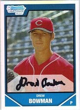 2007 Bowman Chrome Draft Baseball Card Pick (Inserts)