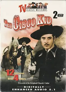 NEW The Cisco Kid 2-DVD Starring Duncan Renaldo Hispanic Hero TV Classic Western - Picture 1 of 2