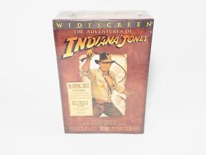The Adventures of Indiana Jones DVD Movie Collection 4 Disc Set - Sealed, New