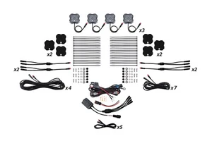 Diode Dynamics RGBW Rock Light Installer Magnet Mount Kit w/Controller (12-pack) - Picture 1 of 12