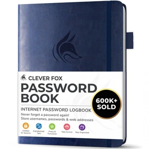 Password Book with Alphabetical tabs. Internet Address Organizer Logbook. Sma... - Picture 1 of 6