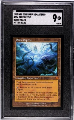 Magic The Gathering: Dominaria: Dark Depths: Retro frame: Mythic Rare: SGC9 MT - Image 1 of 4