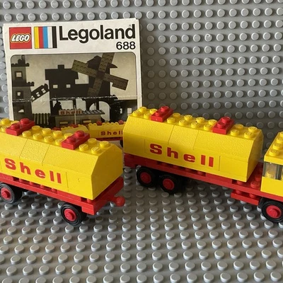 Lego 688 Laster Shell LKW Gelb Rot Bauanleitung (15) - Bild 1 von 4