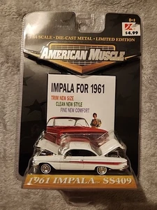 2001 ERTL American Muscle 1961 IMPALA SS409 Limited Edition Diecast Car 1:64 - Picture 1 of 2