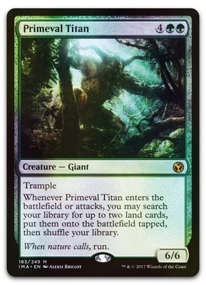 Primeval Titan #183 (Foil) (NM) Iconic Masters IMA Magic MTG - Image 1 of 2