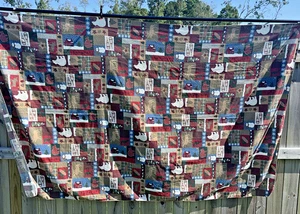 Christmas Winter Table Cloth 95"x59" JC Penney Home Collection - Picture 1 of 15