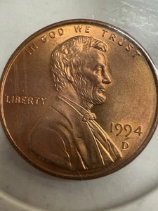 1994 D Lincoln Penny, P651 - Picture 1 of 2