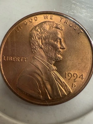 1994 D Lincoln Penny, P651 - Image 1 of 2