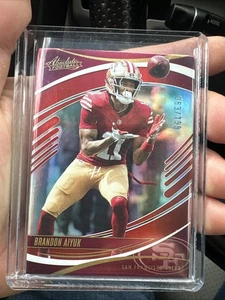 2025 Panini Absolute Red Spectrum Color Match /199 Brandon Aiyuk 49ers - Bild 1 von 4