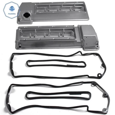 Left & Right Engine Valve Cover for BMW 540i E39 740i 740iL1998-2001 E38 X5 Z878 - Image 1 of 4