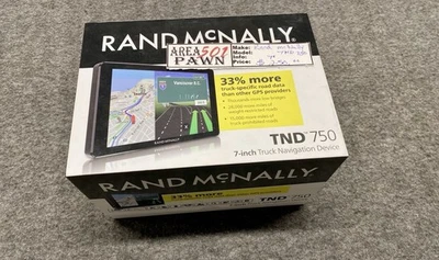 Rand McNally TND750 7 inch Truck GPS Navigator - Black - Image 1 of 4