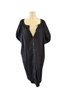 Neu mit Etikett Fifteen Twenty Kleid Knopfleiste schwarz Größe Large - Bild 1 von 5