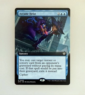 MTG: Arcane Heist (Extended Art) Commander: Outlaws of Thunder Junction Reg NM - Image 1 of 2